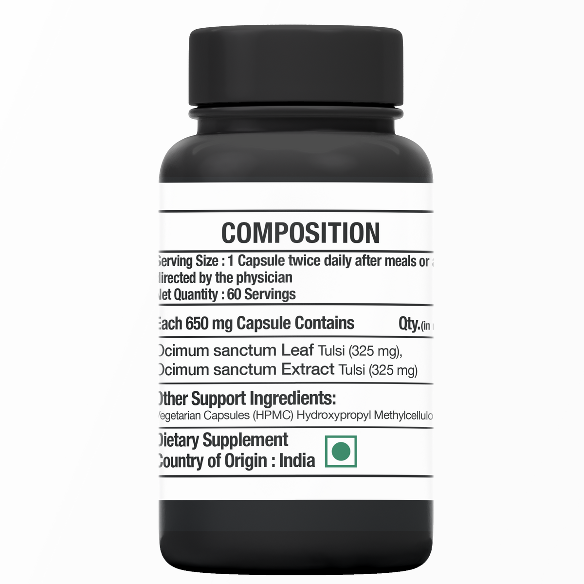 PURE HOLY BASIL CAPSULES